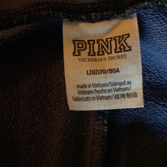 NWOT PINK Navy Camo Sweat Pants - Picture 4 of 6